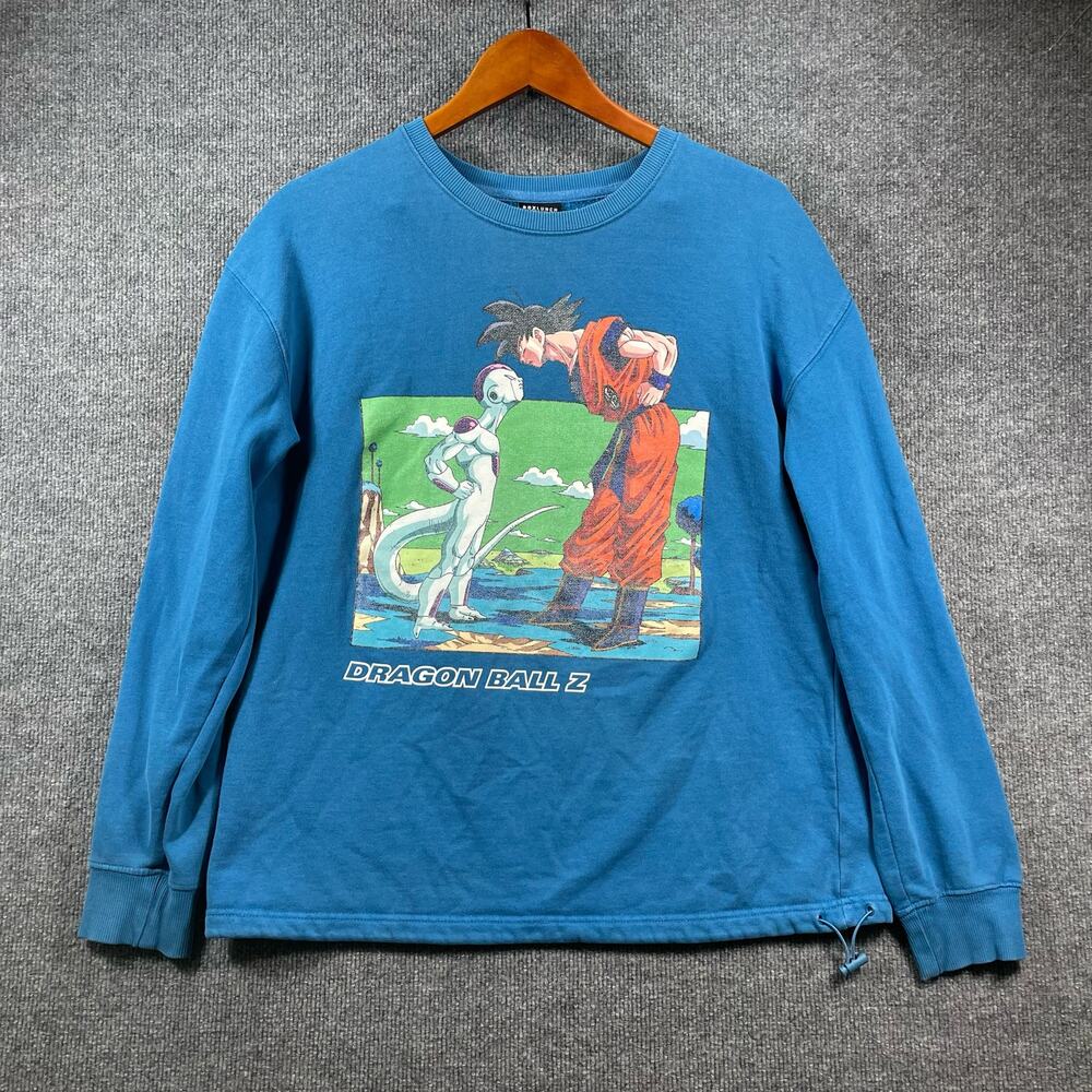 Box Lunch DragonballZ Sweater 2021 Men's Large Blue Graphic Print Adjustable